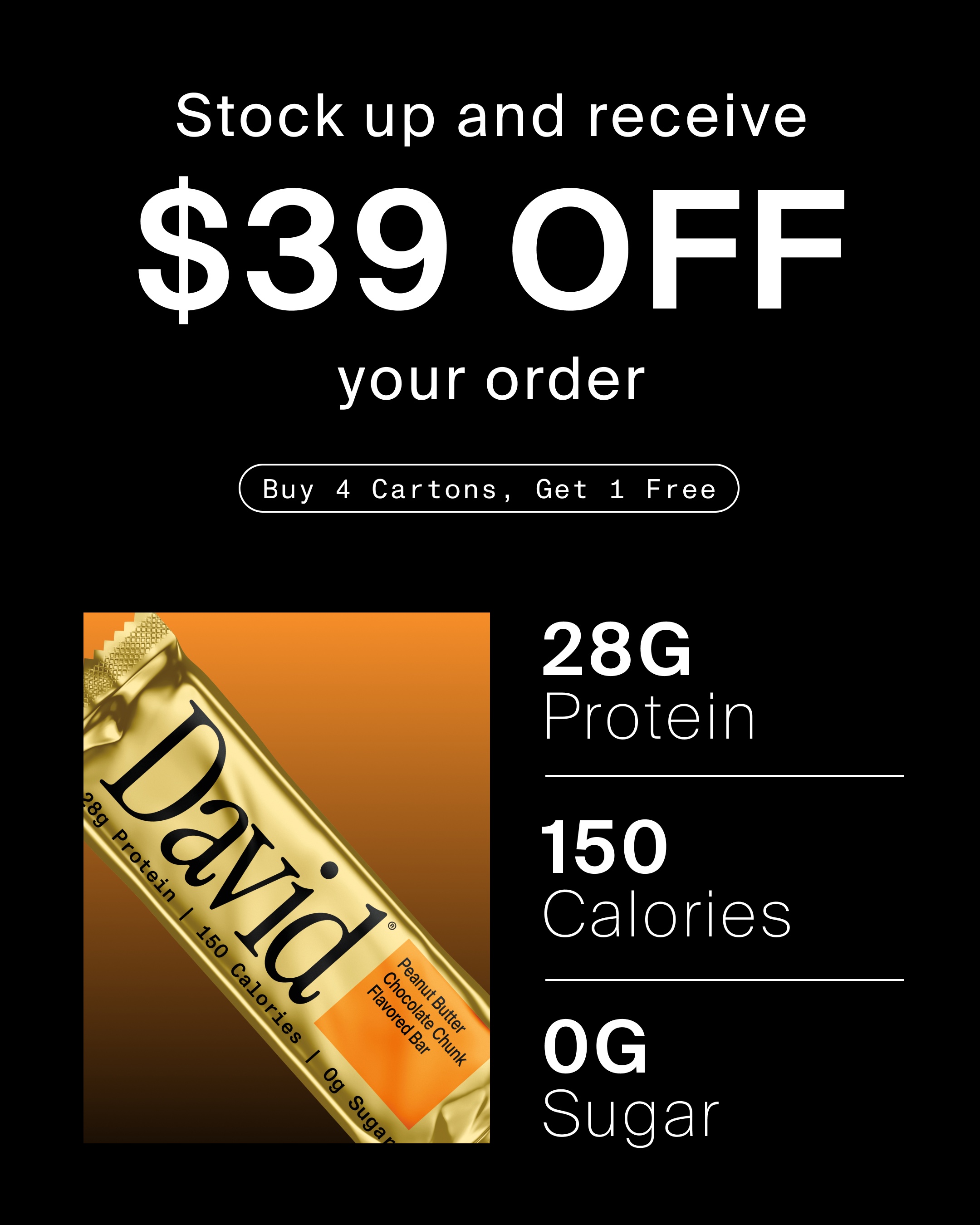 David Protein Facebook ad
