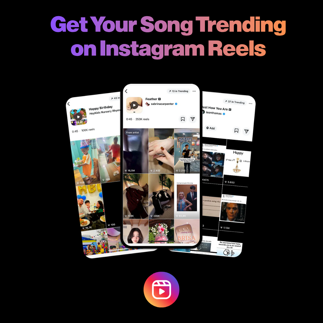 Playlist Booker Facebook ad