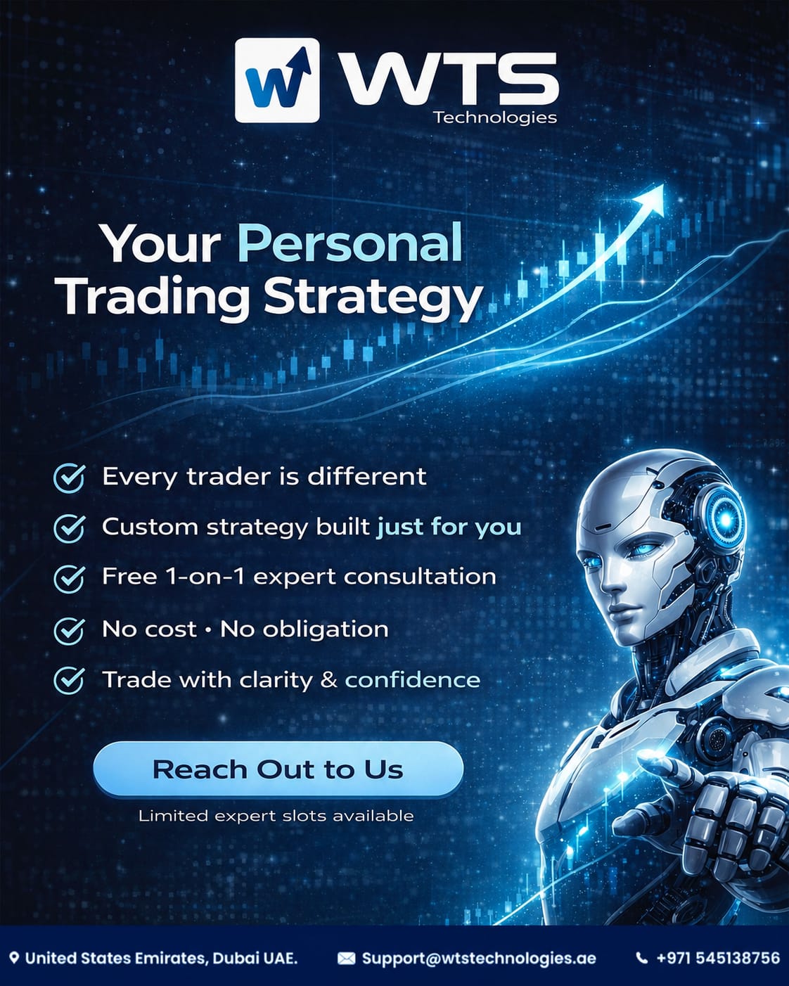 WTS Technologies Facebook ad: Get 100% Free Demo