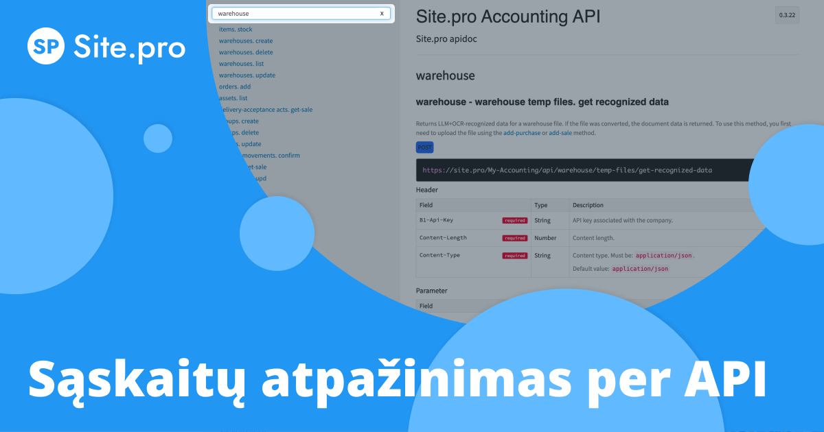 Site.pro - Apskaitos programa ir ERP Facebook ad: Site.pro pristatytas naujas funkcionalumas, nemokamas…