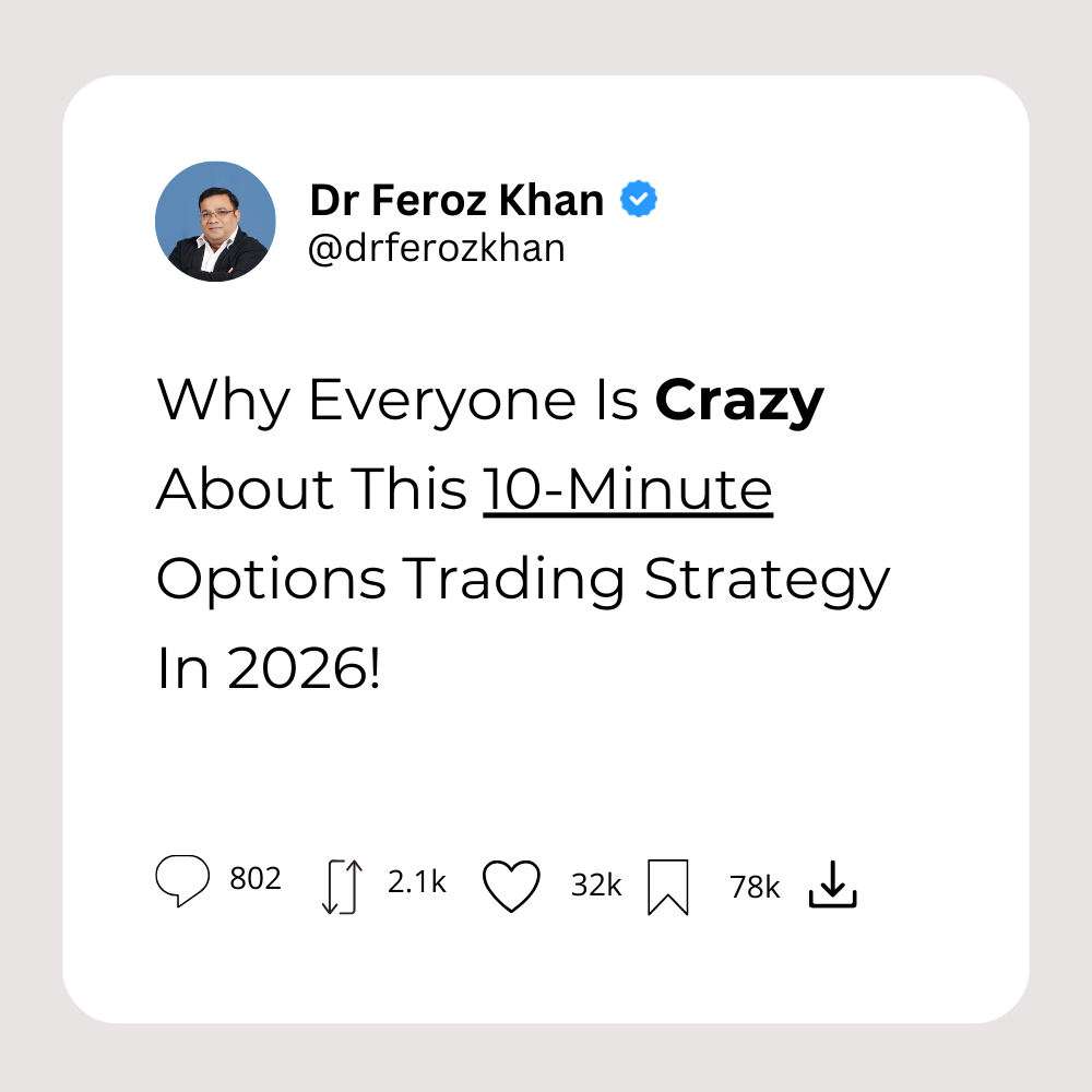 Dr. Feroz Facebook ad: Join Options Automation Workshop