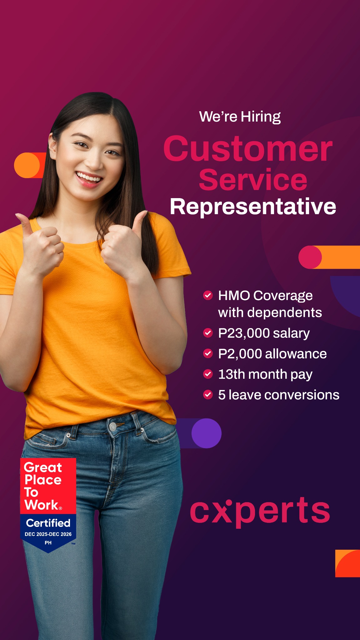 cxperts asia Facebook ad from Jun 4, 2026