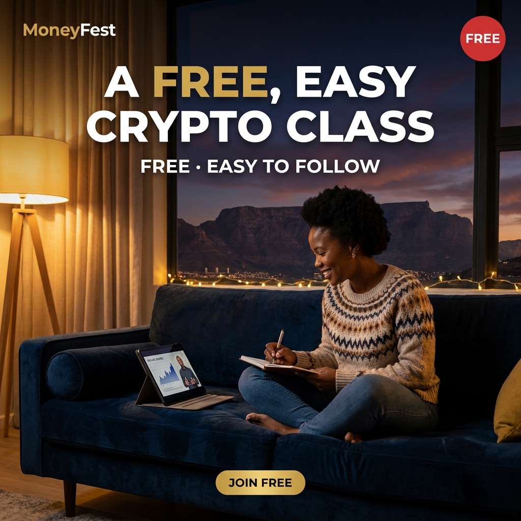 Moneyfest School Facebook ad: To learn more, follow the link
