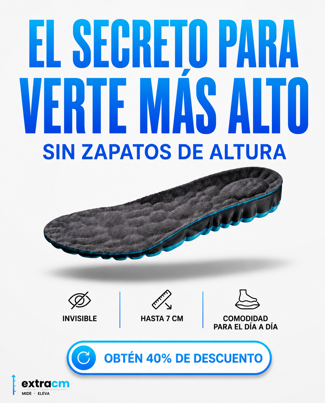 Extracm Facebook ad: Deja de ser el bajito