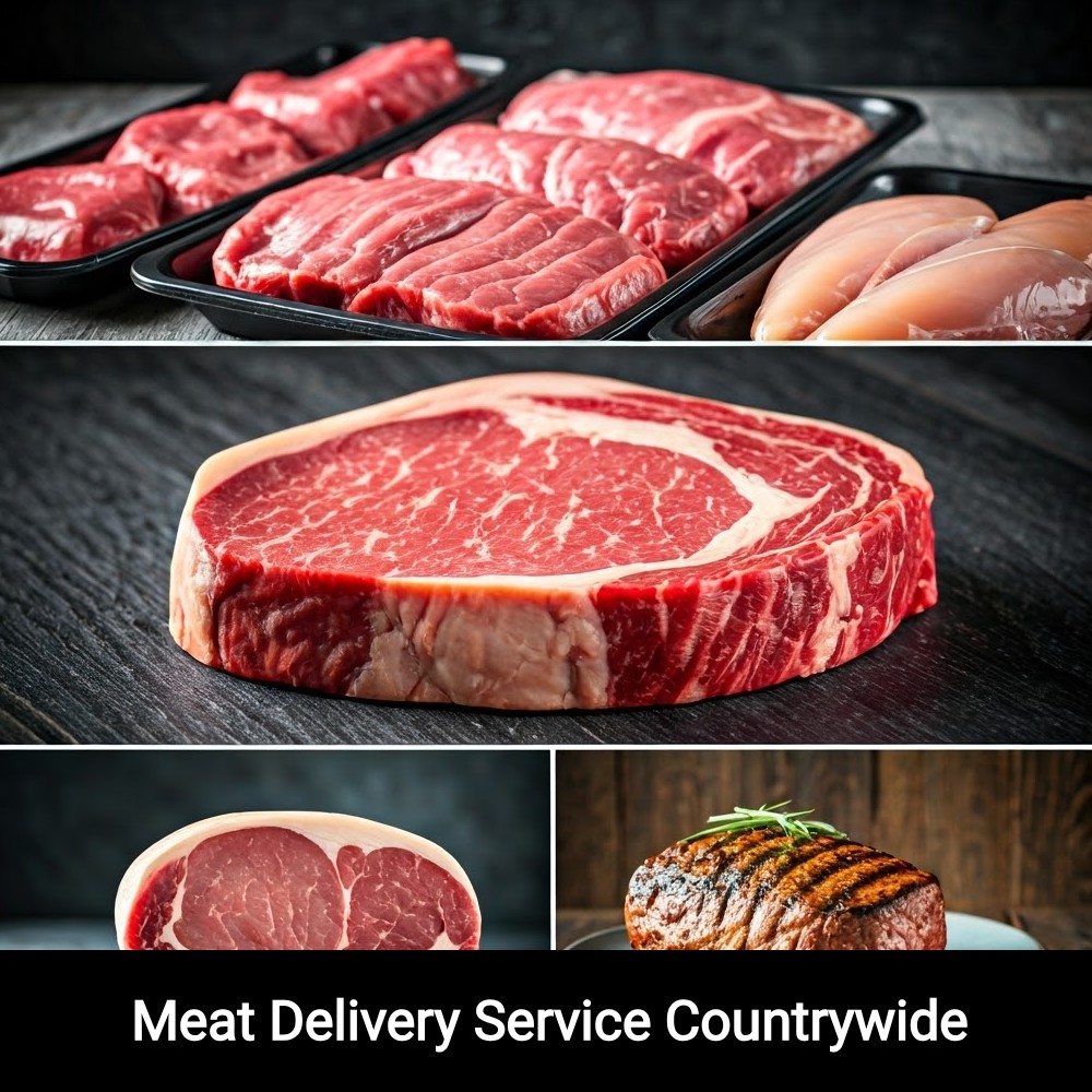 PremierGuide Glance Facebook ad: Meat Delivery Service Countrywide!
