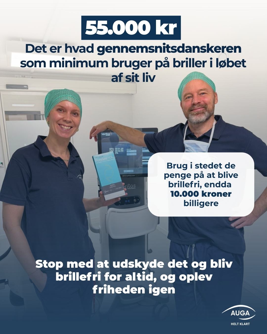 Auga Eyecenter Facebook ad