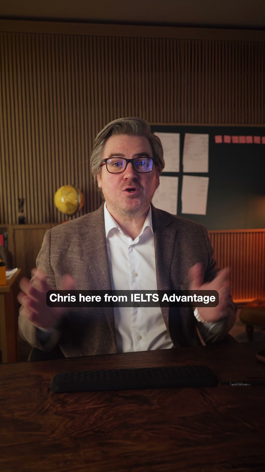 IELTS Advantage Facebook ad: Boost Your IELTS Score for FREE with Our VIP Course…