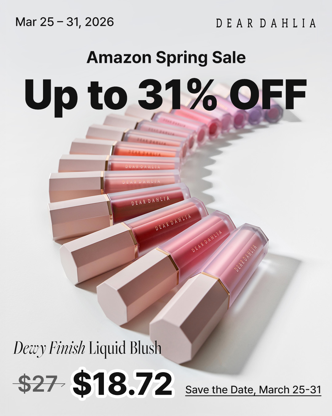 Dear Dahlia - 디어달리아 Facebook ad: [Only on AMAZON] Dear Dahlia Spring Big Sale
