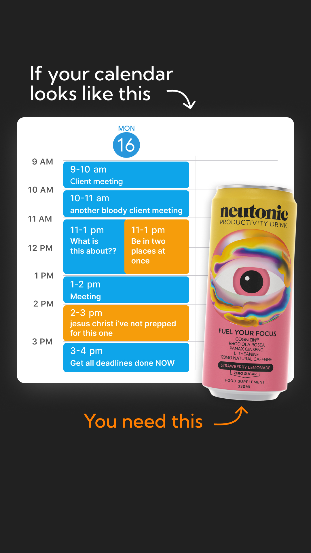 Neutonic Facebook ad