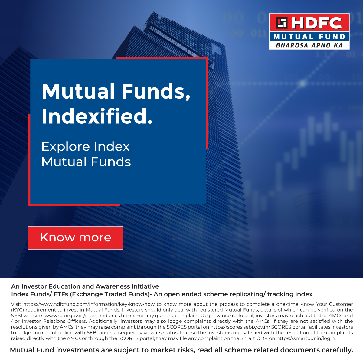 HDFC Mutual Fund Facebook ad