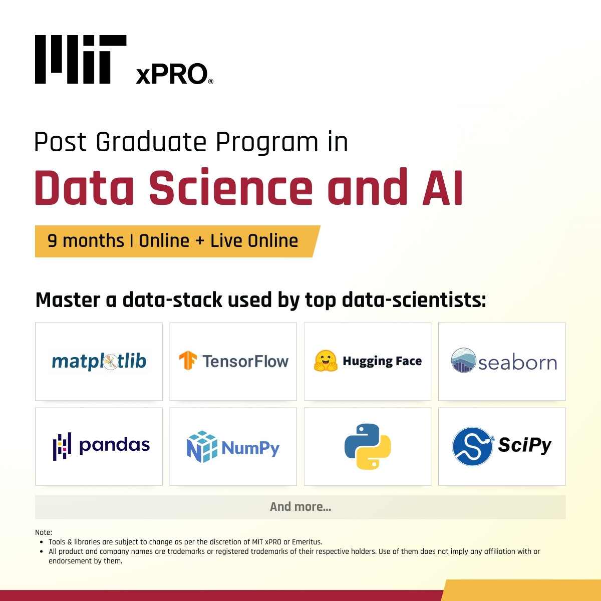 Post Graduate Program in Data Science and AI Facebook ad