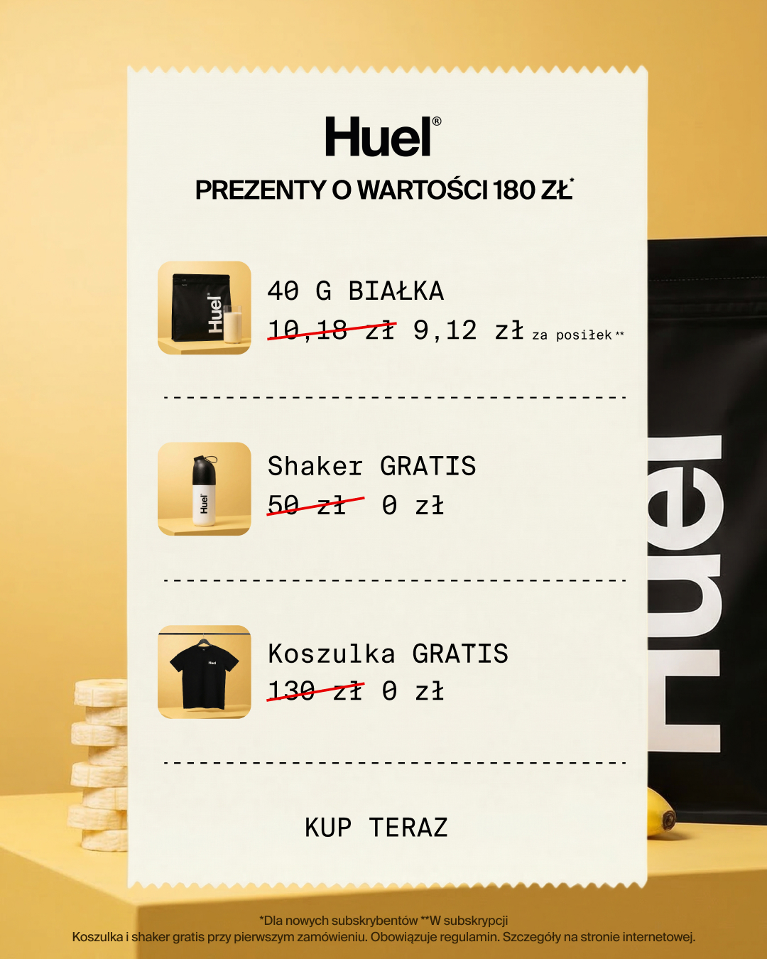Huel Facebook ad