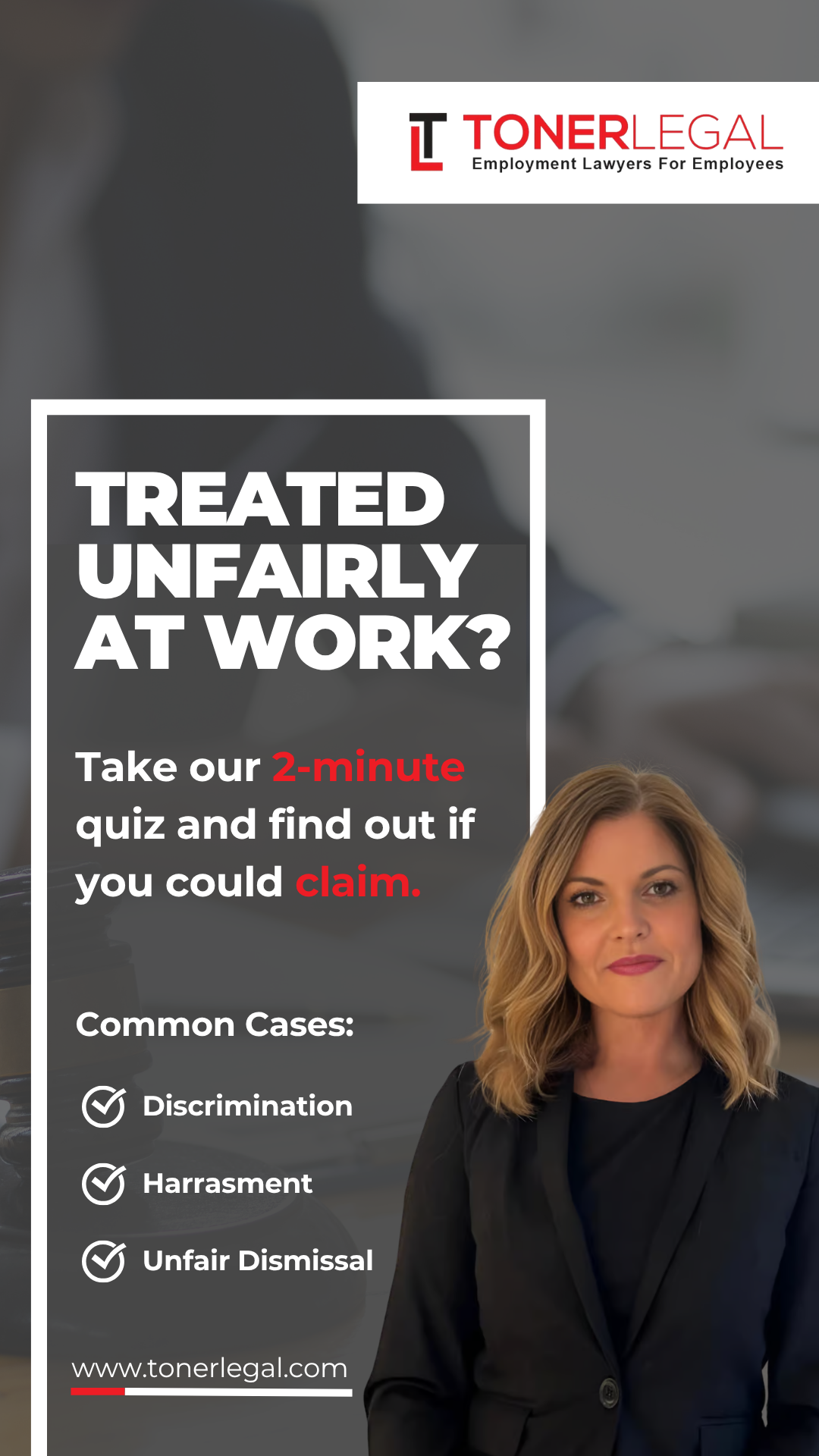 Toner Legal Facebook ad