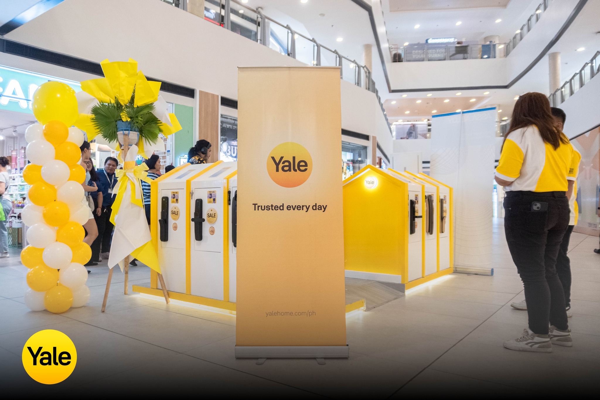 Yale Home Smart Lock - Ayala Trinoma Facebook ad: Thank you to everyone who joined us as…