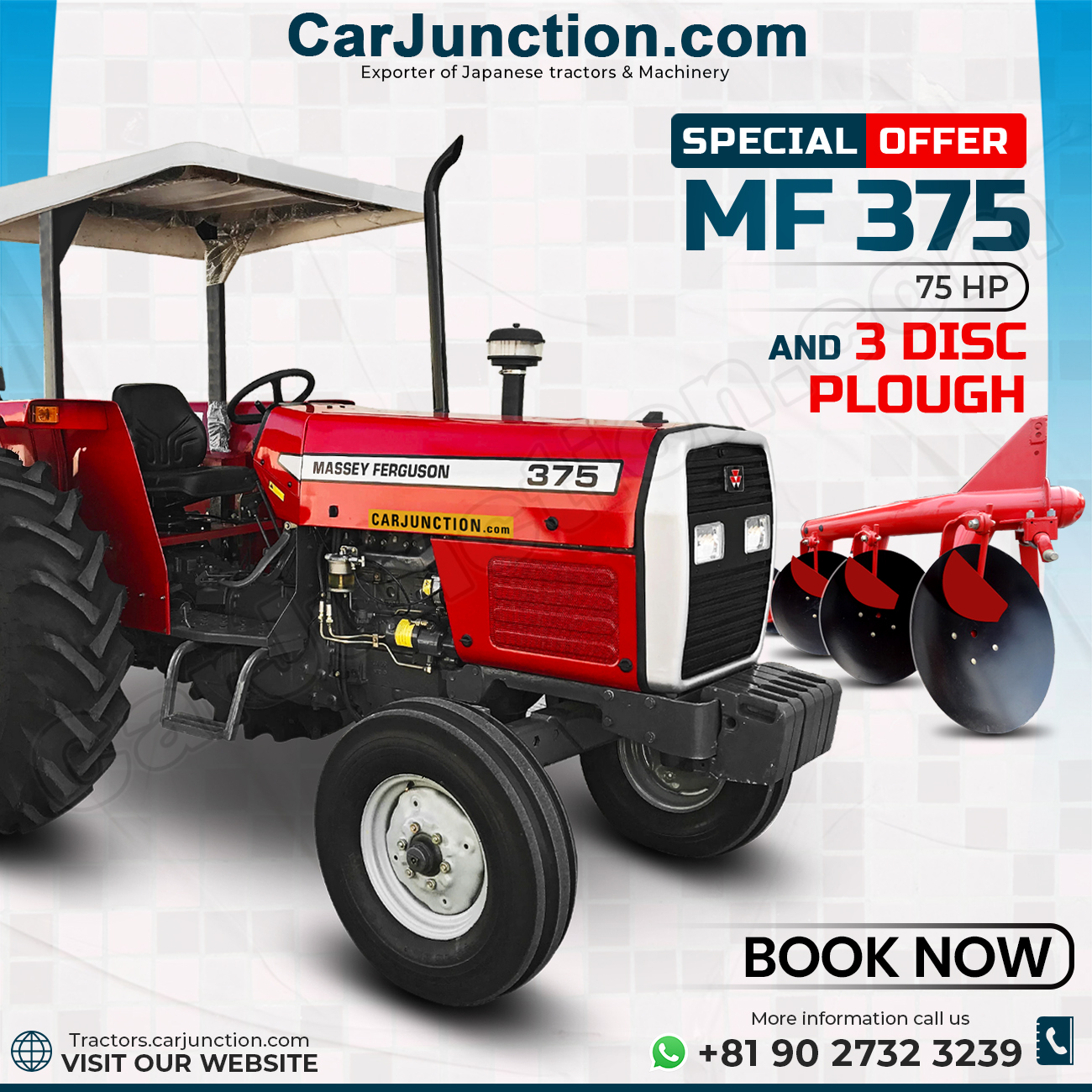 CarJunction Tractors Facebook ad