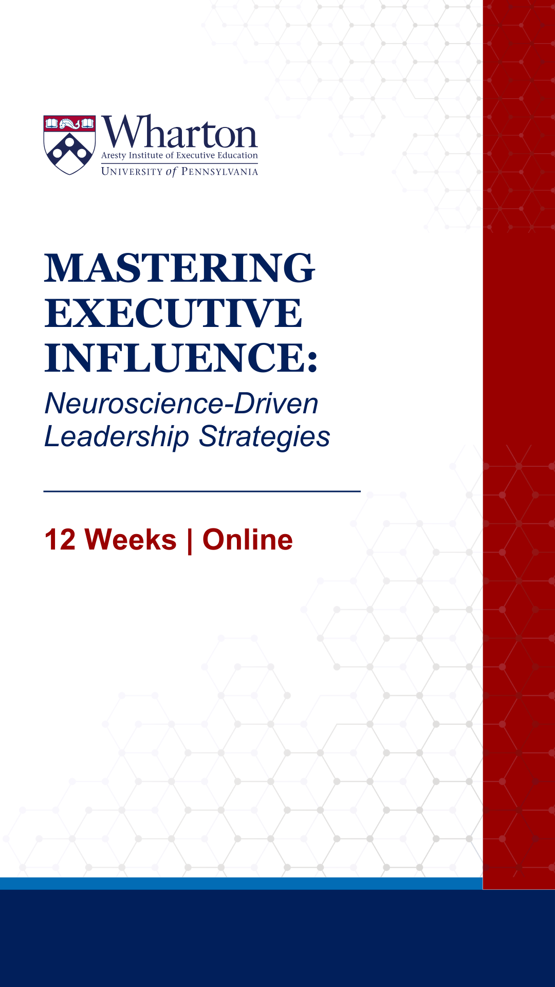 Wharton Executive Education Facebook ad