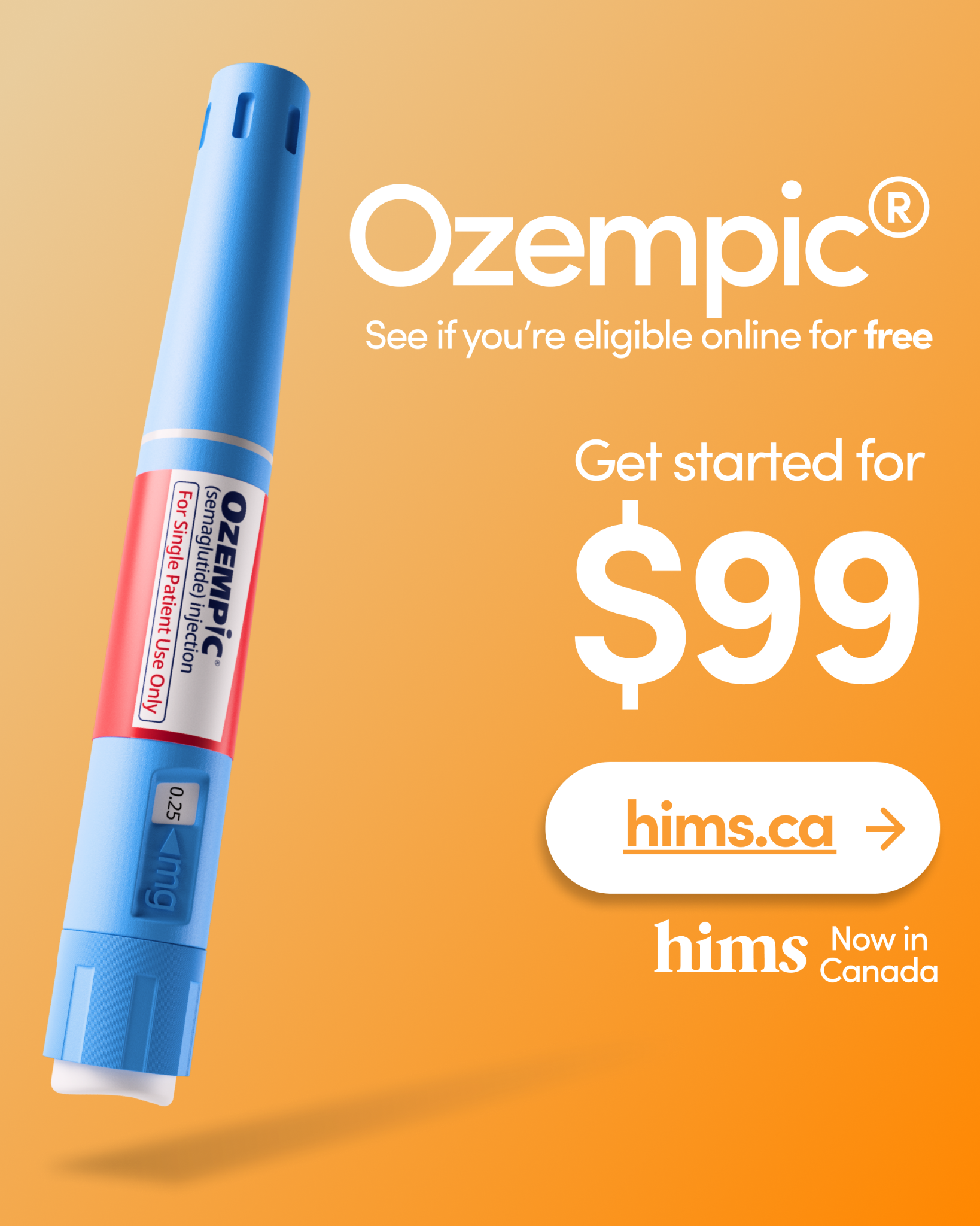hims Facebook ad