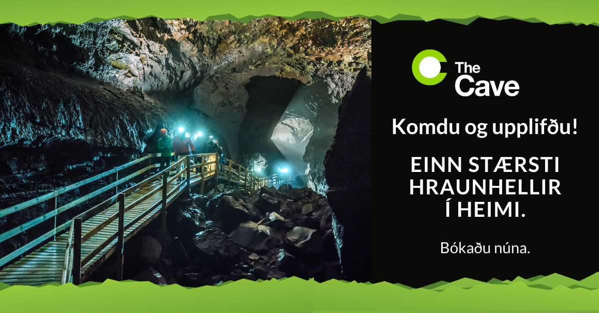 The Cave - Víðgelmir Facebook ad