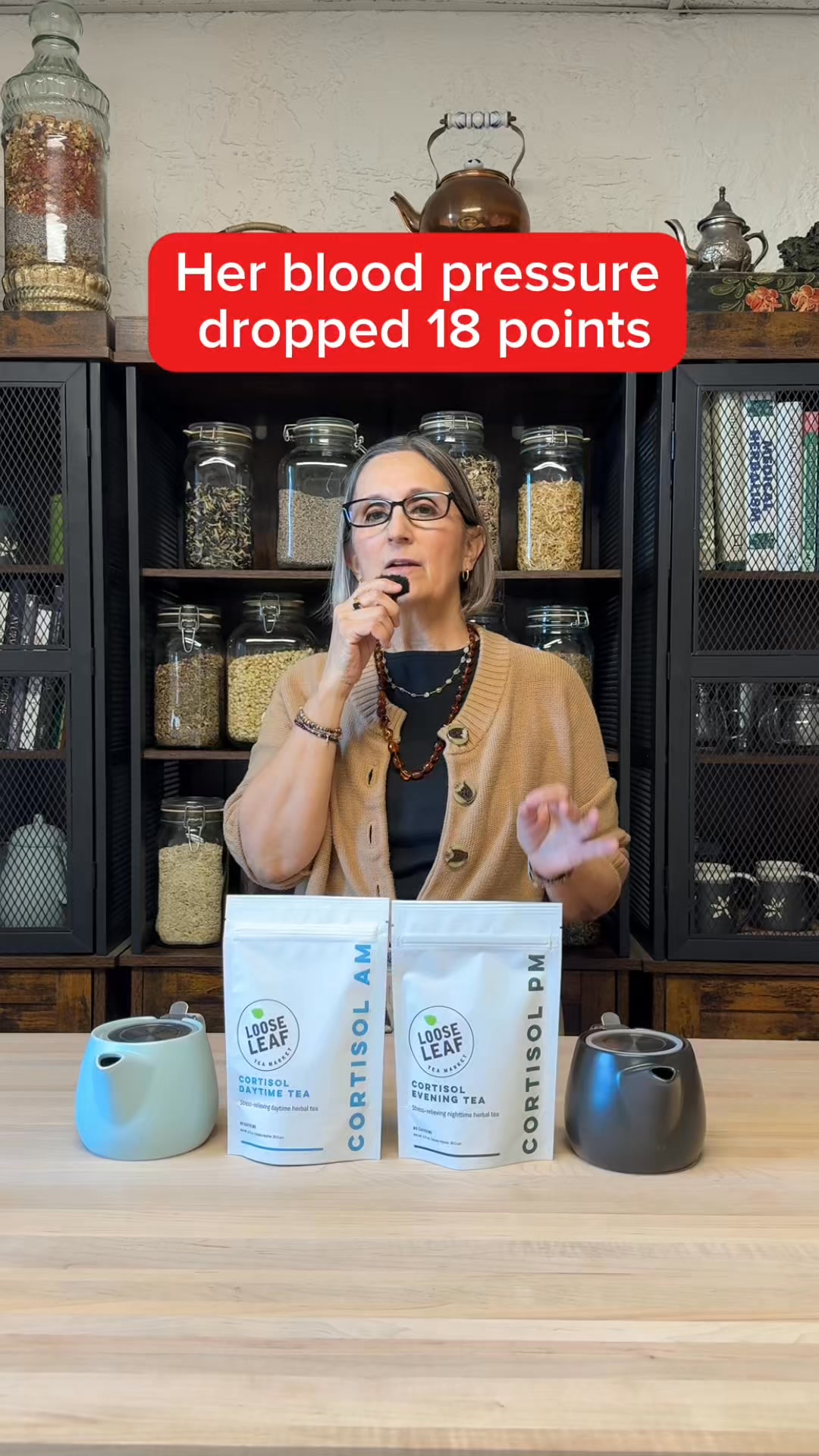 Loose Leaf Tea Market Facebook ad: Cortisol Tea Bundle
