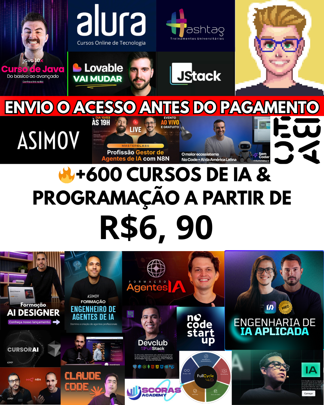 Robin Hood dos Cursos Facebook ad from Mar 13, 2026