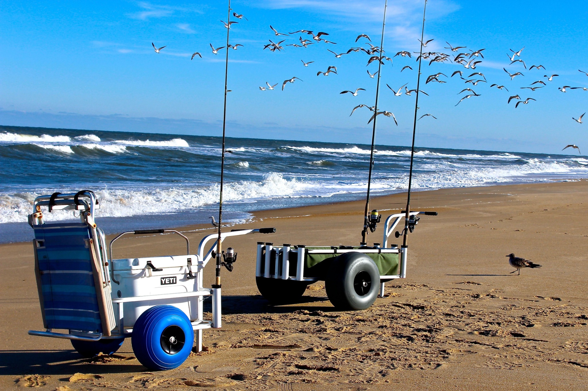 Angler's Fish N Mate Facebook ad: The original patented fishing cart for more than…