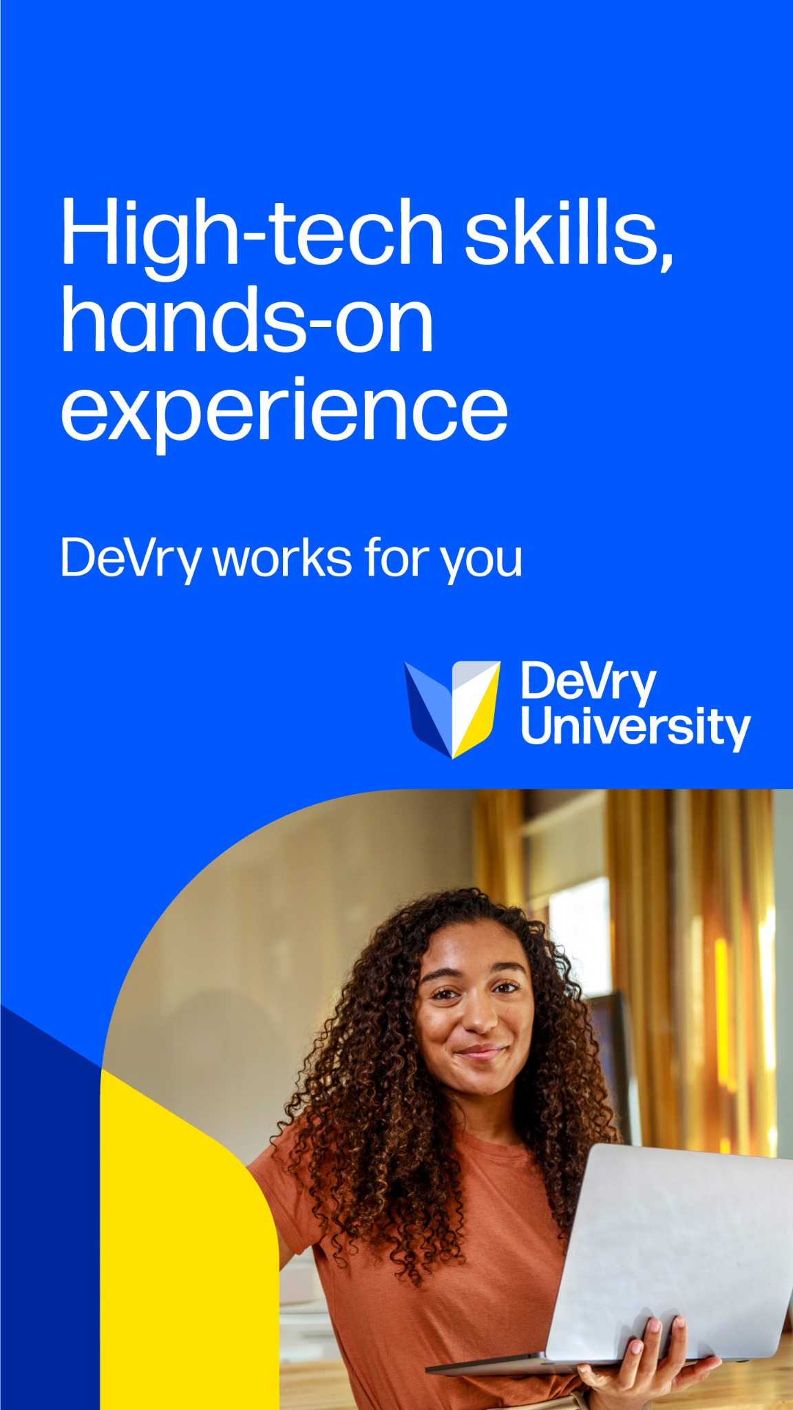 DeVry University Facebook ad