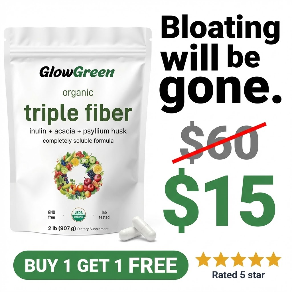 GlowGreen Facebook ad: Buy 1, Get 1 FREE!