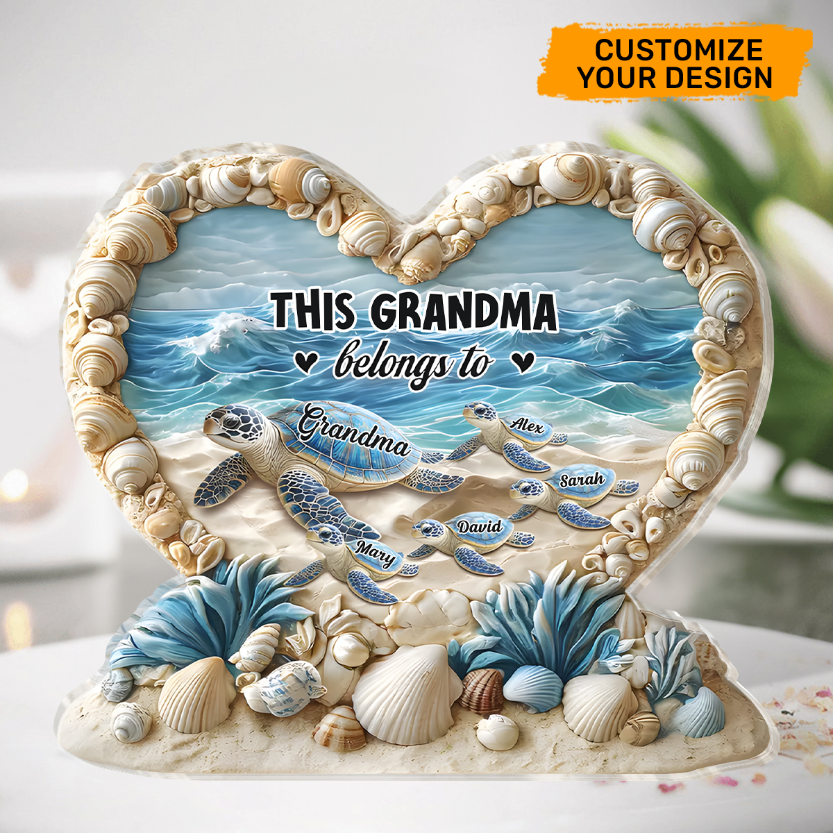 Joymade Facebook ad: Personalized Blanket for Mom or Grandma: A Heartfelt…