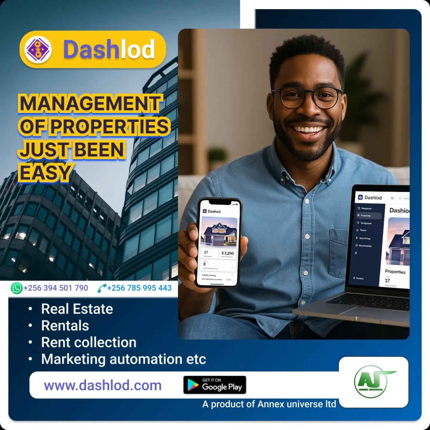 Annex universe Ltd Facebook ad: Dashlod: Comprehensive Business ERP System with Multiple…