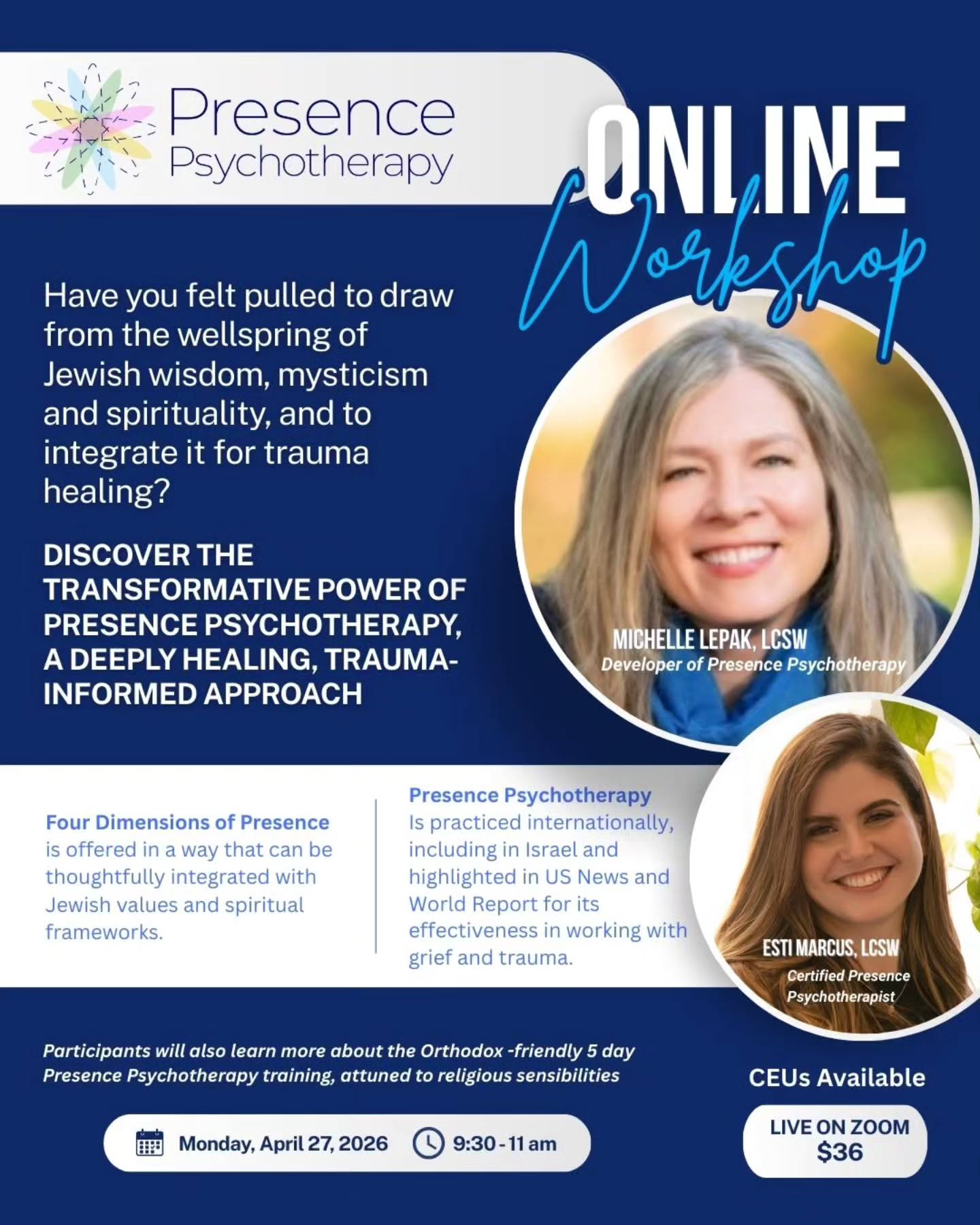 estimarcuslcsw Facebook ad: Many orthodox therapists feel a pull to integrate…