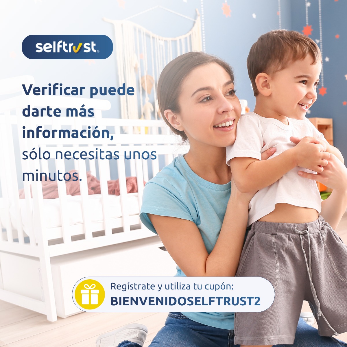 SelfTrust Facebook ad: Selftrust, Verifica quién es antes de confiar