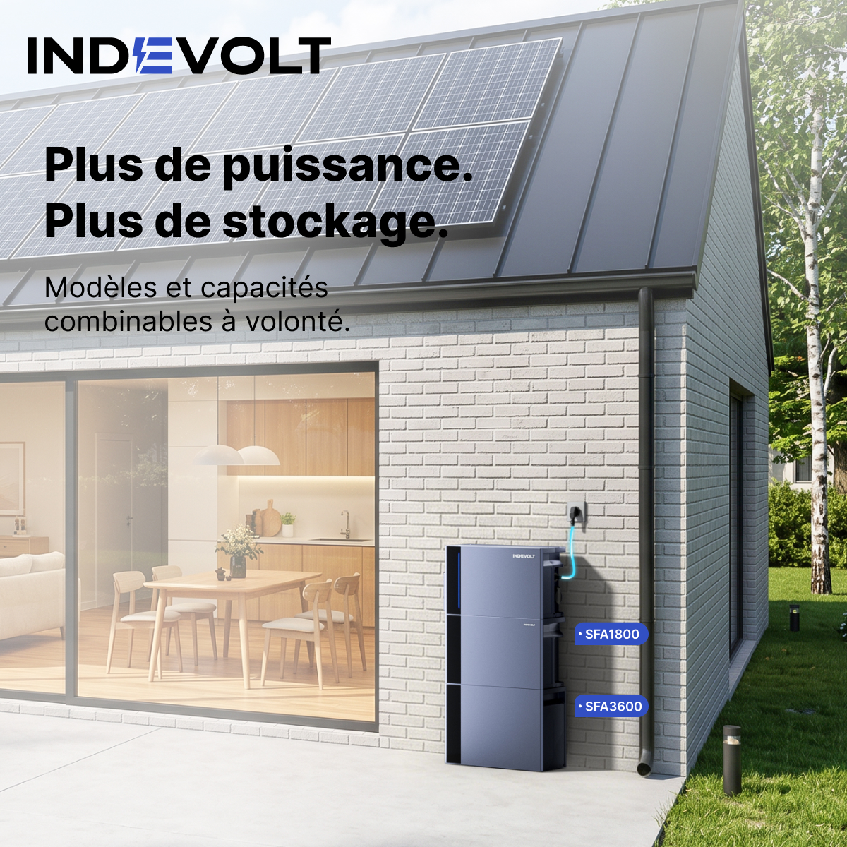 Indevolt France Facebook ad: Indevolt SolidFlex 2000 ECO Batterie Solaire Plug & Play…