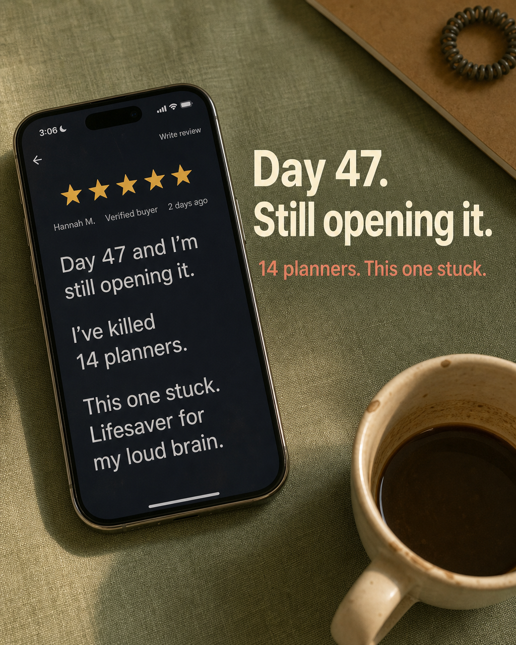 Glowee Facebook ad: Day 47. Still opening it.