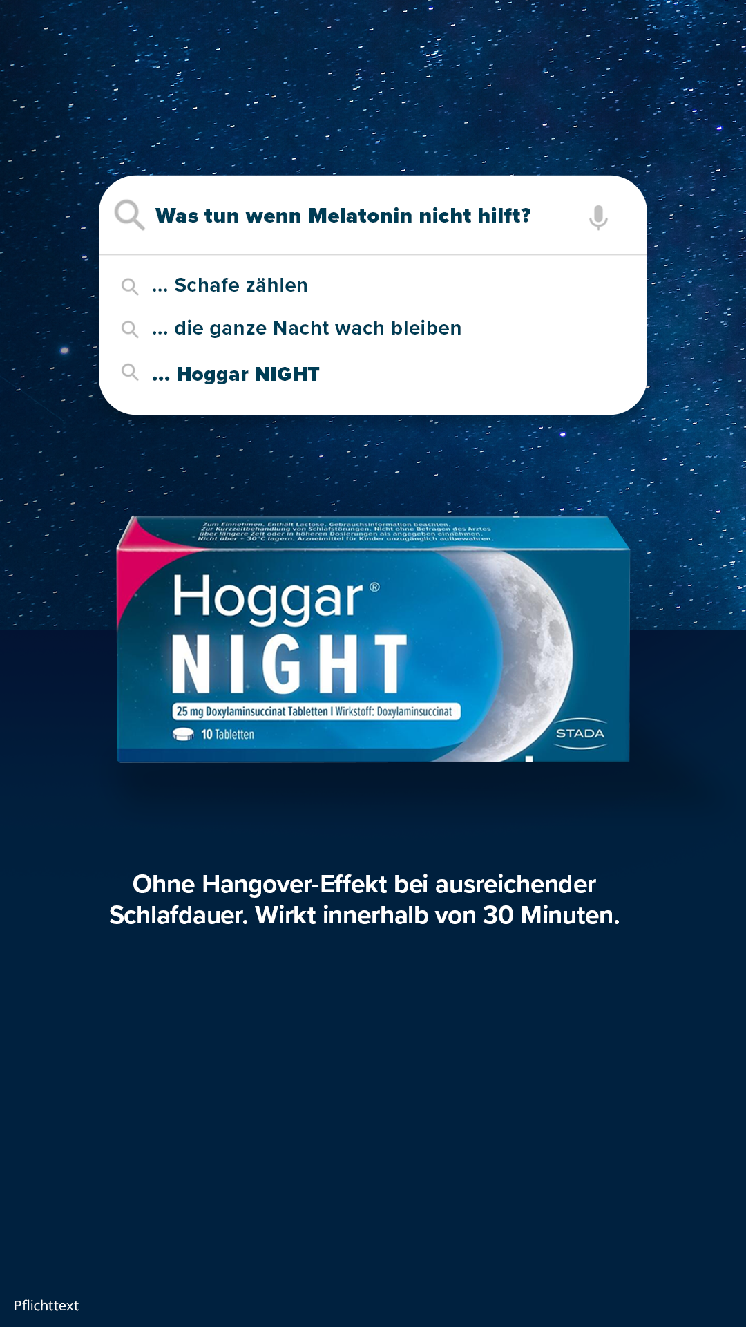 Hoggar Night Facebook ad