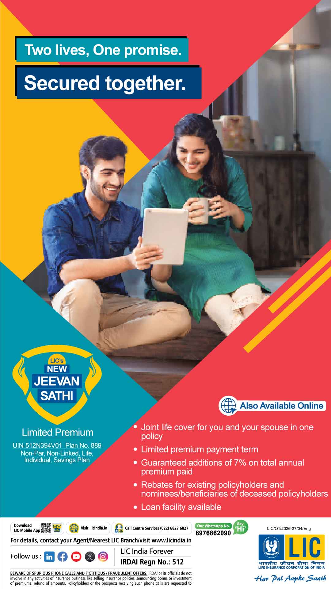 LIC India Forever Facebook ad from Jun 18, 2026