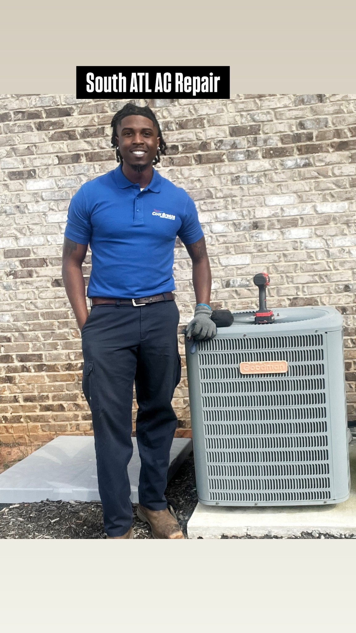 Cool Breeze Mechanical Heating & Air LLC Facebook ad: Fast AC Repair, South ATL Crew