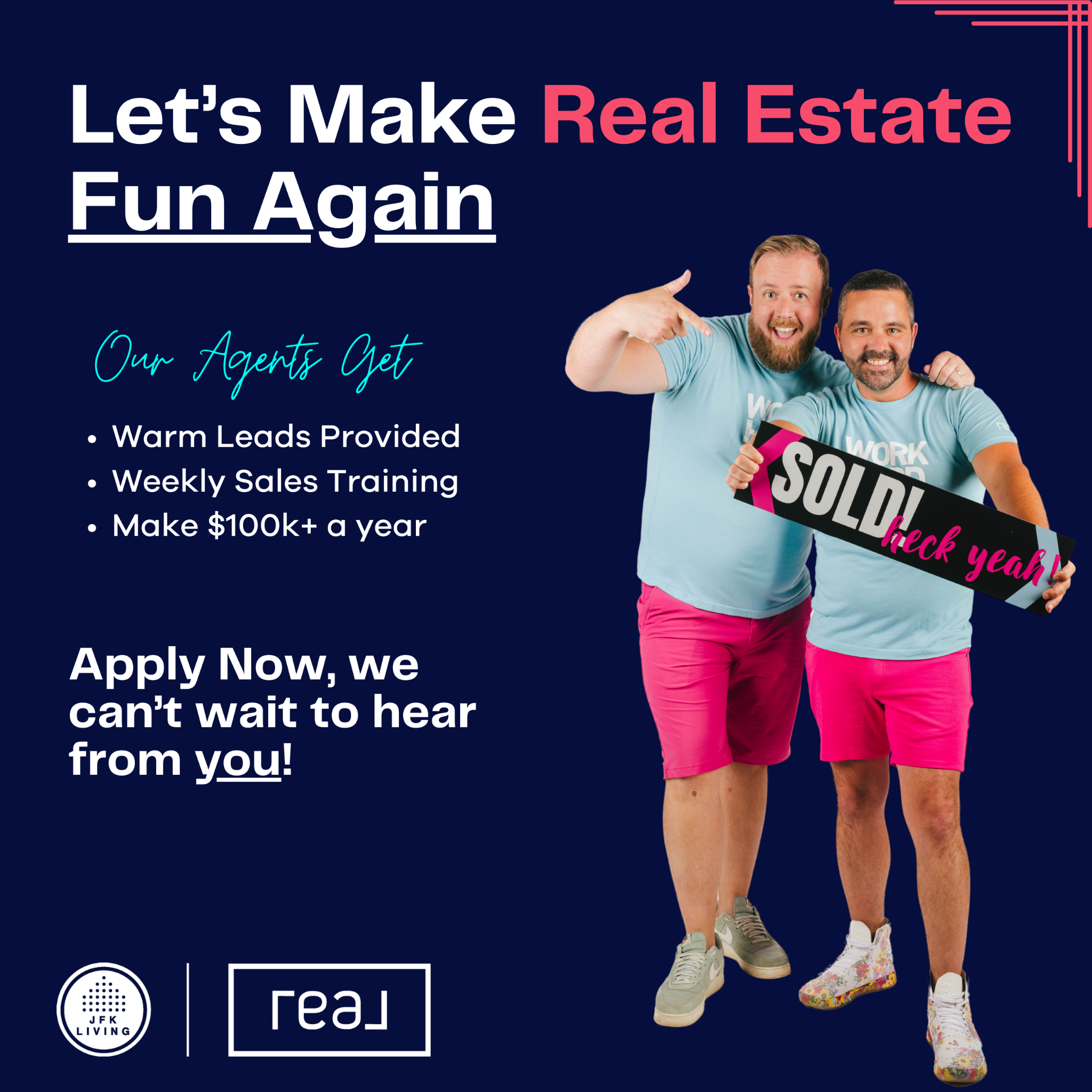 The JFKLiving Team Facebook ad