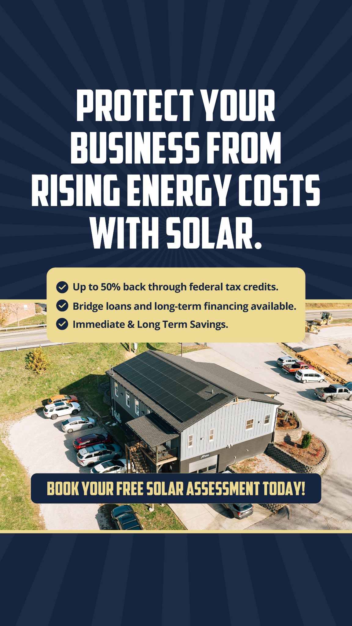 Solar Holler Facebook ad from May 1, 2026