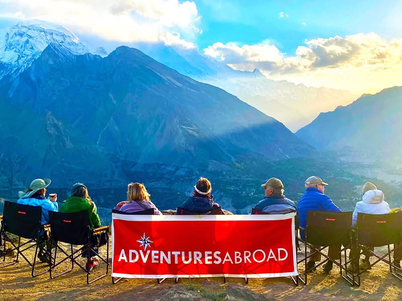 Adventures Abroad Facebook ad: Small Group Tours, Active Tours & Over 50 Travel Groups