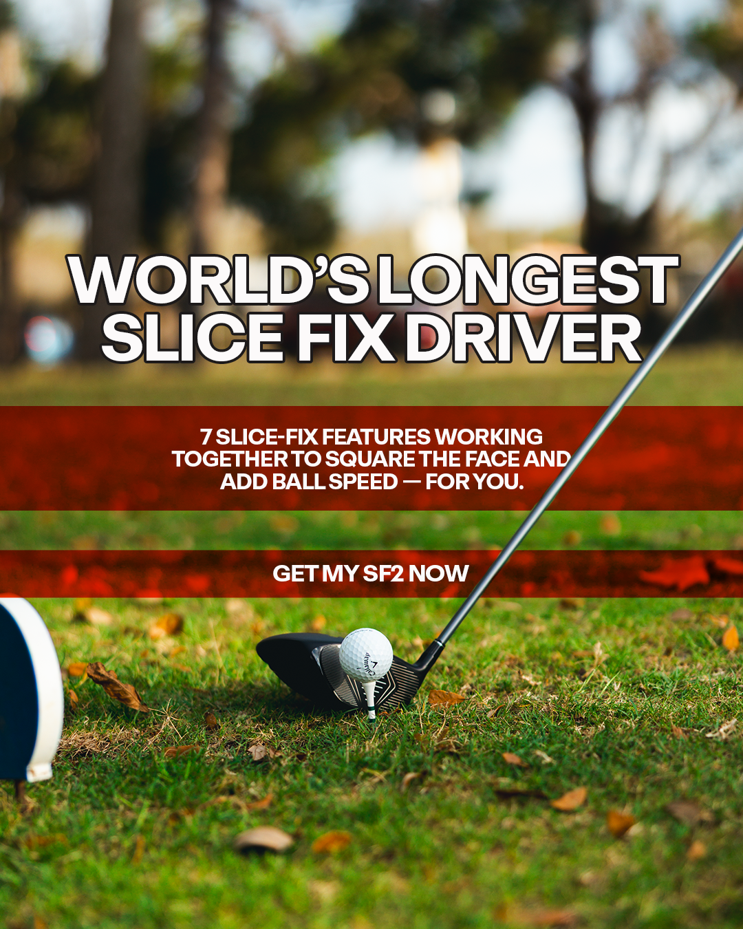 Performance Golf Facebook ad