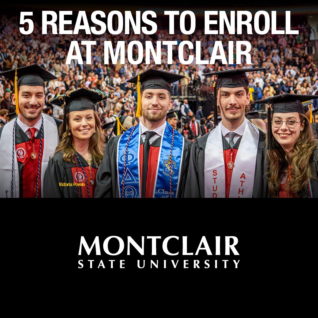 Montclair State University Facebook ad: 5 Reasons to Enroll at Montclair