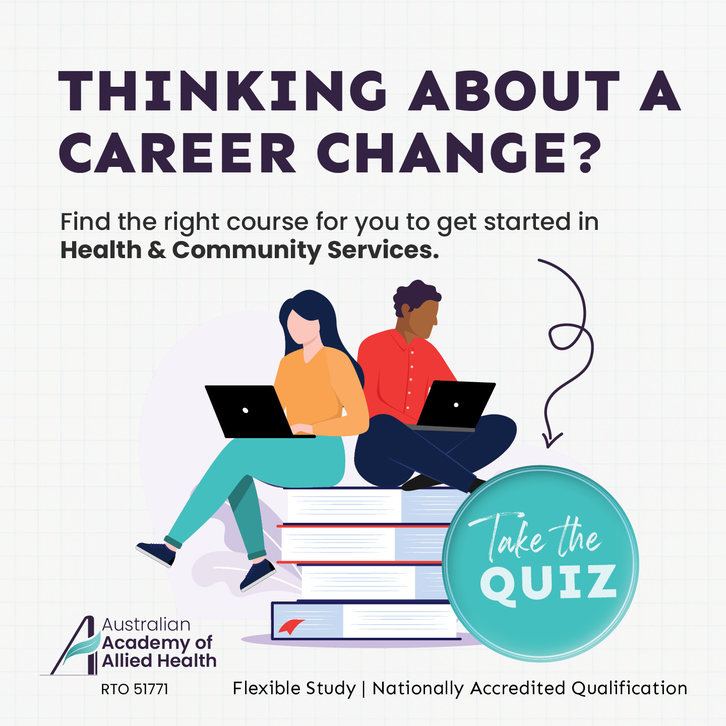 AAAH - RTO 51771 Facebook ad: Discover Your Future in Health & Community