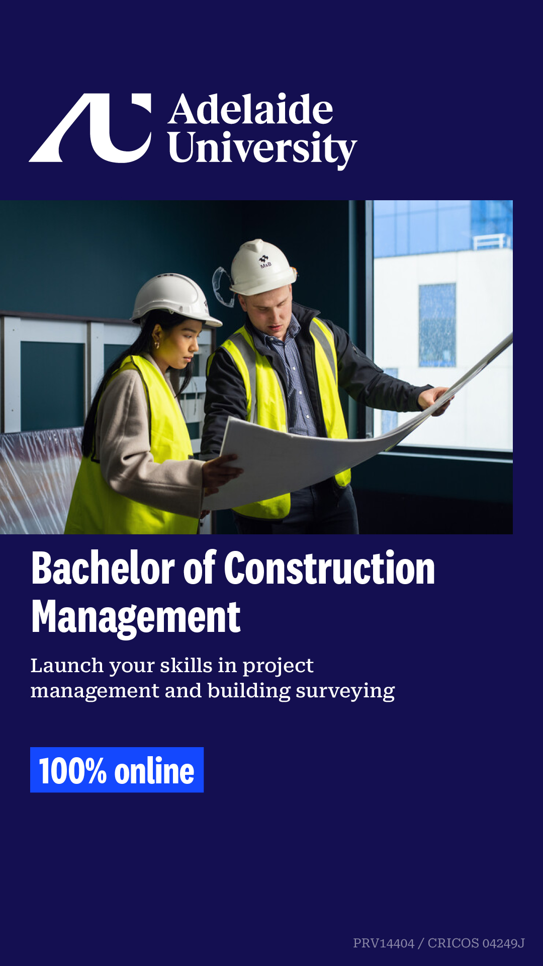 Adelaide University Facebook ad