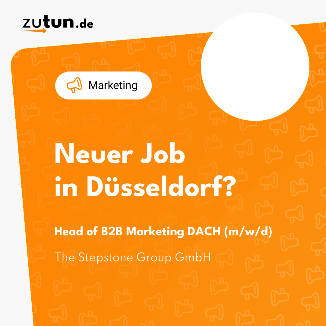 zutun.de West Marketing Jobs Facebook ad: Neuer Job! Für dich oder deine Freunde?