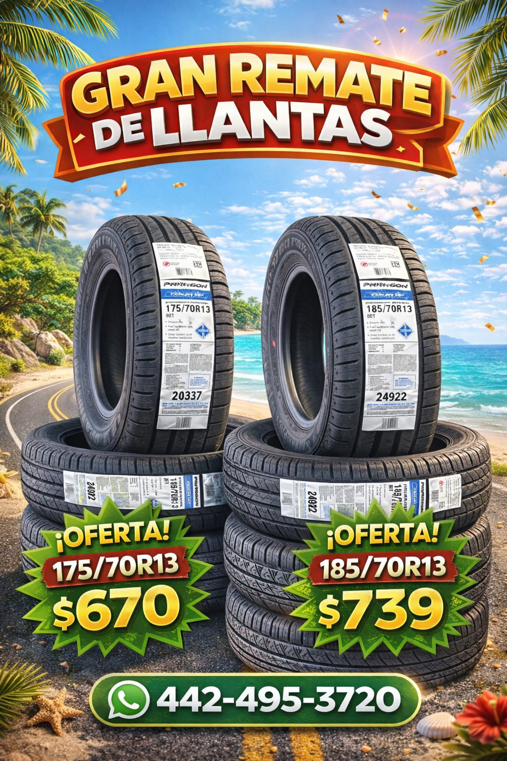 Remate de Llantas Querétaro Facebook ad