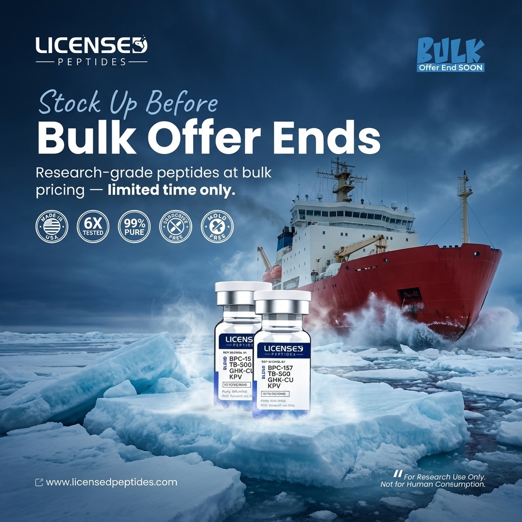 LicensedPeptides Facebook ad
