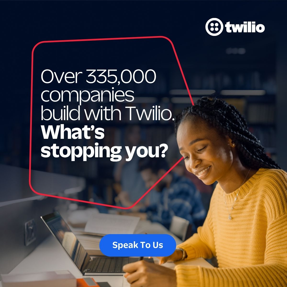 Twilio Facebook ad