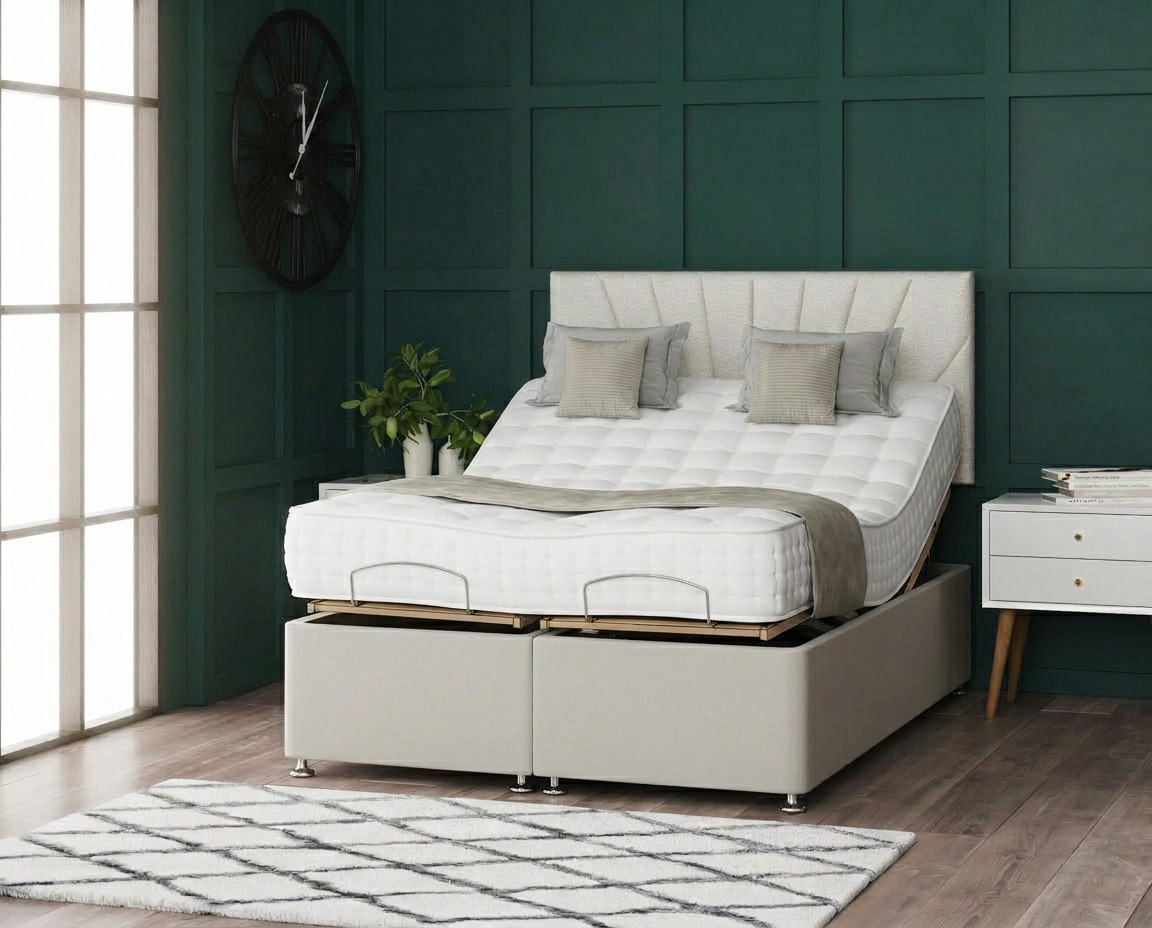 Beds Online Store Facebook ad: Upgrade your sleep this summer.