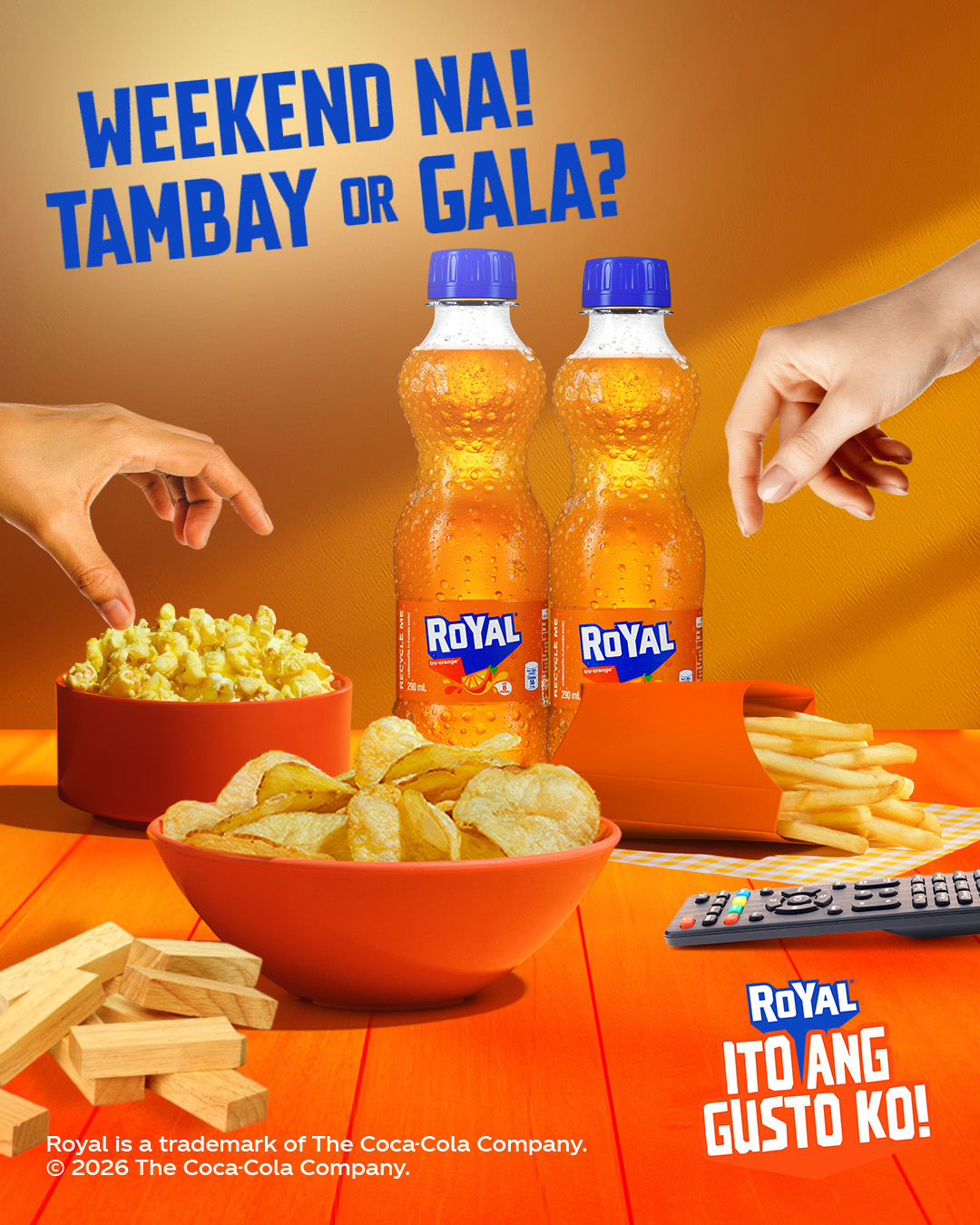 Royal Facebook ad: Swak sa snack, ROYAL!
