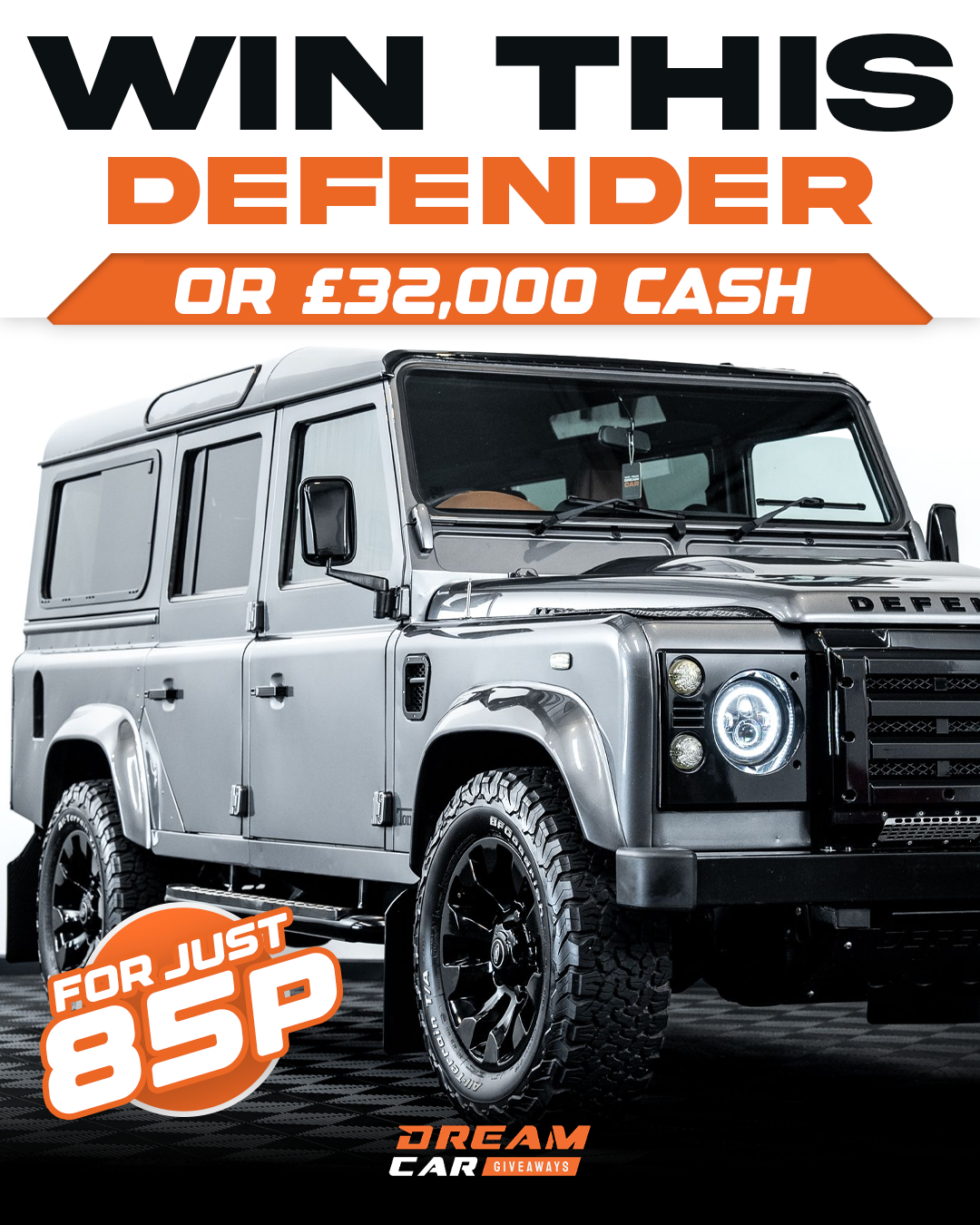 Dream Car Giveaways Facebook ad